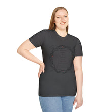 Load image into Gallery viewer, Christian Crown of Thorns T-Shirt — Our Father Prayer by Nomad X.