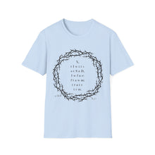 Load image into Gallery viewer, Faith-Inspired Crown of Thorns T-Shirt - Psalm Cryptic Series.