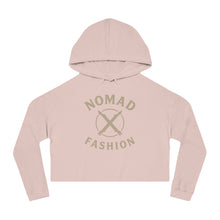 Load image into Gallery viewer, Nomad X Fashion Cropped Hoodie – Boho Chic Sweatshirt, Women’s Casual Wear, Travel Style, Gift for Her, Summer Fashion