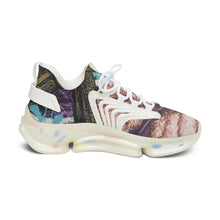 Load image into Gallery viewer, Prophesy Mesh Athletic Sneakers — Abstract Earth-Tone Print
