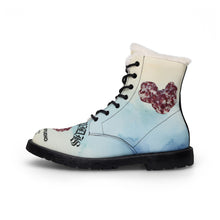 Load image into Gallery viewer, Fur-Lined Leather Boots 'Cor Lapidis' by Nomad X Factor.