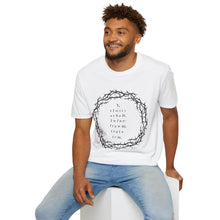 Load image into Gallery viewer, Faith-Inspired Crown of Thorns T-Shirt - Psalm Cryptic Series.