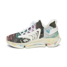 Load image into Gallery viewer, Prophesy Mesh Athletic Sneakers — Abstract Earth-Tone Print