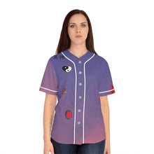 Load image into Gallery viewer, Women's Baseball Jersey — Sunset Sakura All-Over Print By NomadXFashion