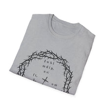 Load image into Gallery viewer, Christian Crown of Thorns T-Shirt P-4:8 — Cryptic Psalm Series