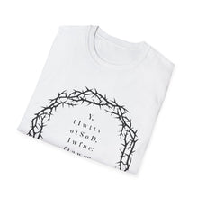 Load image into Gallery viewer, Faith-Inspired Crown of Thorns T-Shirt - Psalm Cryptic Series.
