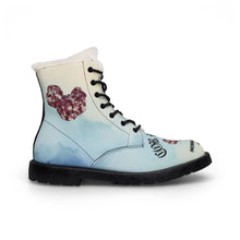 Load image into Gallery viewer, Fur-Lined Leather Boots 'Cor Lapidis' by Nomad X Factor.