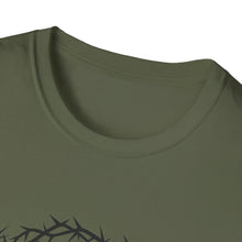 Load image into Gallery viewer, Christian Crown of Thorns T-Shirt P-4:8 — Cryptic Psalm Series