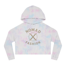 Load image into Gallery viewer, Nomad X Fashion Cropped Hoodie – Boho Chic Sweatshirt, Women’s Casual Wear, Travel Style, Gift for Her, Summer Fashion