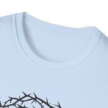 Load image into Gallery viewer, Faith-Inspired Crown of Thorns T-Shirt - Psalm Cryptic Series.