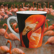 Load image into Gallery viewer, Latte Mug by Nomad X Fashion for homes - Pink Flamingo Miami Regal Bird Cup