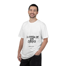 Load image into Gallery viewer, Unisex T-shirt 'La Poesia De Dos Cuerpos' by Nomad X Fashion.