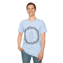 Load image into Gallery viewer, Faith-Inspired Crown of Thorns T-Shirt - Psalm Cryptic Series.