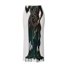 Load image into Gallery viewer, Medusa High Neck Skirt Set with Thumb Hole