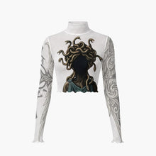 Load image into Gallery viewer, Medusa High Neck Skirt Set with Thumb Hole