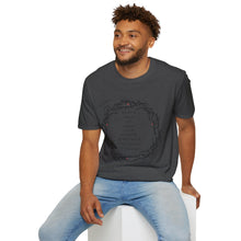 Load image into Gallery viewer, Christian Crown of Thorns T-Shirt — Our Father Prayer by Nomad X.