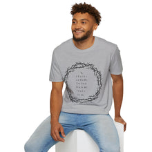 Load image into Gallery viewer, Faith-Inspired Crown of Thorns T-Shirt - Psalm Cryptic Series.