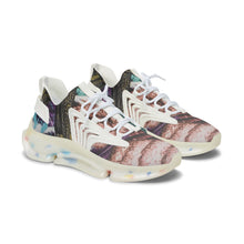 Load image into Gallery viewer, Prophesy Mesh Athletic Sneakers — Abstract Earth-Tone Print