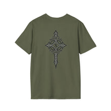 Load image into Gallery viewer, Christian Crown of Thorns T-Shirt — Our Father Prayer by Nomad X.