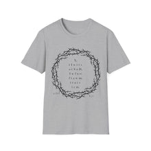 Load image into Gallery viewer, Faith-Inspired Crown of Thorns T-Shirt - Psalm Cryptic Series.