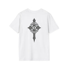 Load image into Gallery viewer, Christian Crown of Thorns T-Shirt — Our Father Prayer by Nomad X.