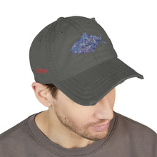 Load image into Gallery viewer, Distressed Embroidered Jesus Fish Hat - Ichthys