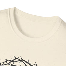 Load image into Gallery viewer, Faith-Inspired Crown of Thorns T-Shirt - Psalm Cryptic Series.