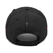 Load image into Gallery viewer, Distressed Embroidered Jesus Fish Hat - Ichthys