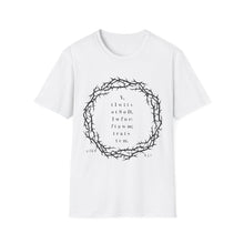 Load image into Gallery viewer, Faith-Inspired Crown of Thorns T-Shirt - Psalm Cryptic Series.