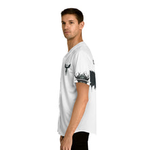 Load image into Gallery viewer, Skarekrow Horror Baseball Jersey — Gothic Crow Demon Graphic Shirt