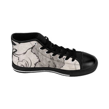 Load image into Gallery viewer, &#39;Wild Kingdom&#39; Series.  Bison Men&#39;s High-top Sneakers